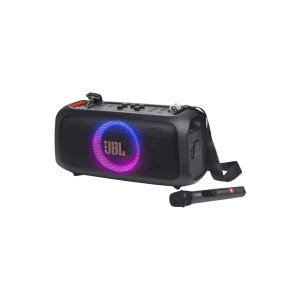 JBL Partybox On-The-Go Essential 2 Speaker With Wireless Mic Black