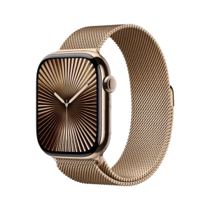 Apple Watch Series 10, 46mm Titanium Case with Milanese Loop – NEW